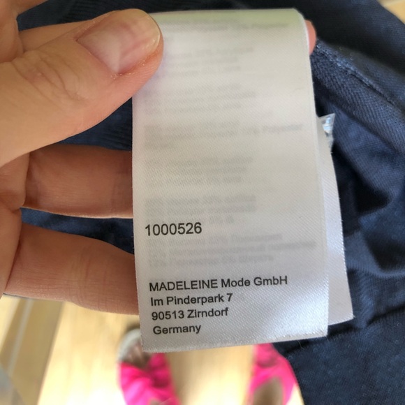 Madeleine metallic blue button down cardigan size small - Picture 4 of 6